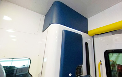 Rounded corners with extra padding enhance interior protection.