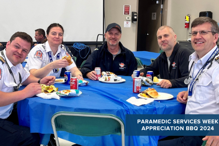Crestline barbecue Paramedic Services Week