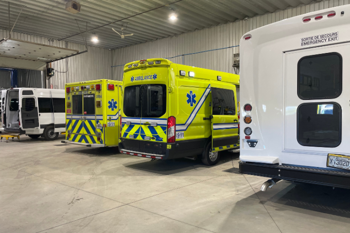 Ambulance service and parts center Quebec