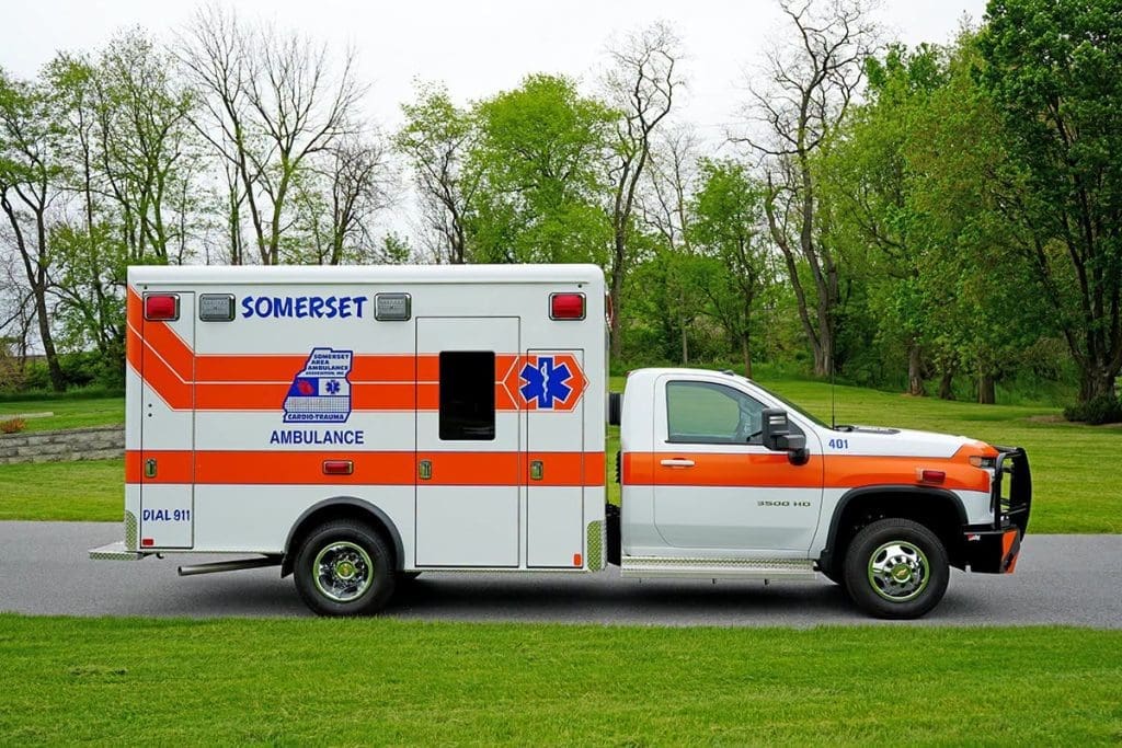 Exterior of Ambulance