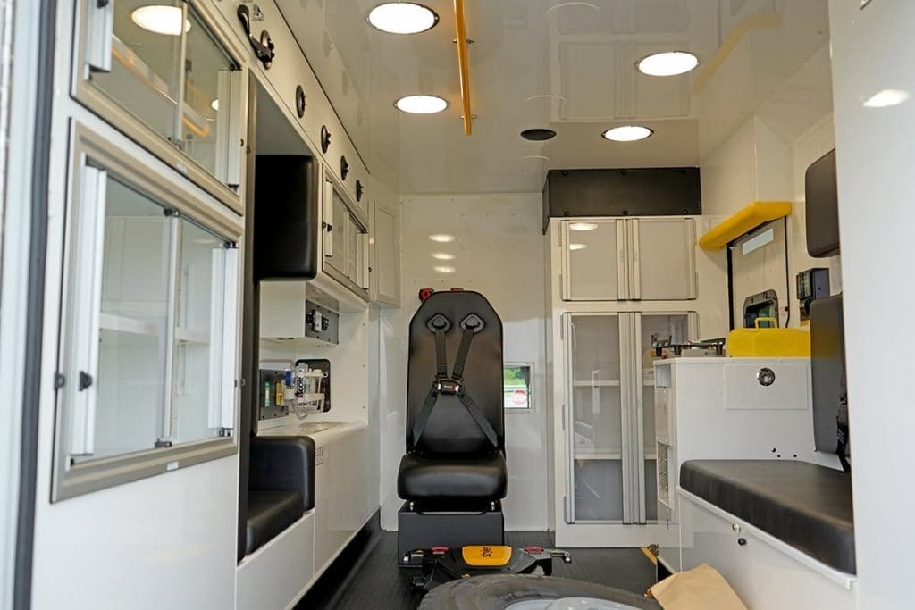 Interior of Ambulance