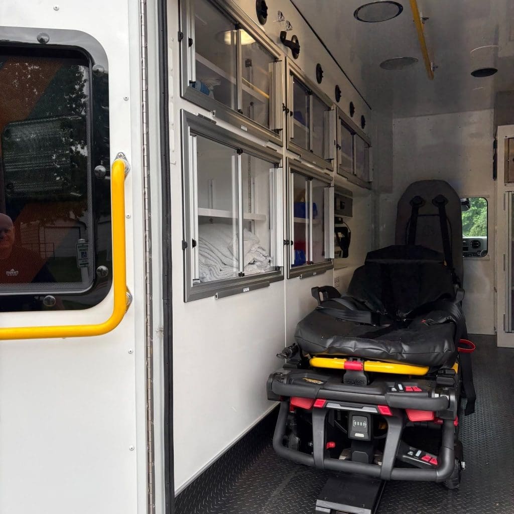 Interior of Ambulance
