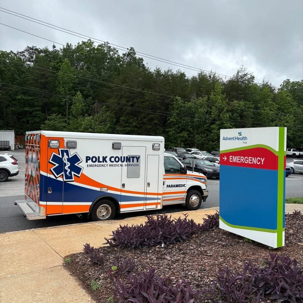 Exterior of Ambulance