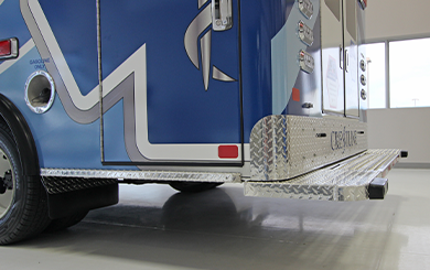Low maintenance features to ease ambulance repair and reduce downtime.
